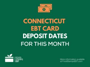14 Oct 2022. . Ct snap benefit deposit dates 2023